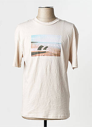 Tricou bej JACK & JONES bărbat
