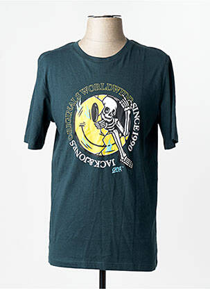 Tricou verde JACK & JONES bărbat