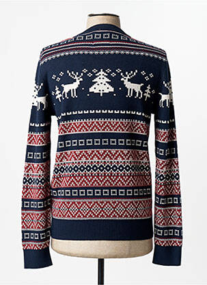 Pulover albastru JACK & JONES bărbat