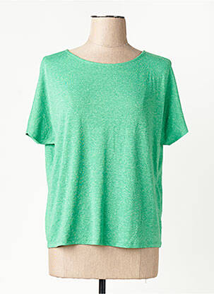 Tricou croială dreaptă verde VERO MODA femeie