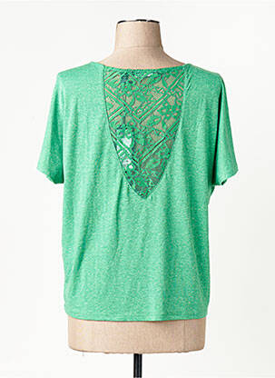Tricou croială dreaptă verde VERO MODA femeie