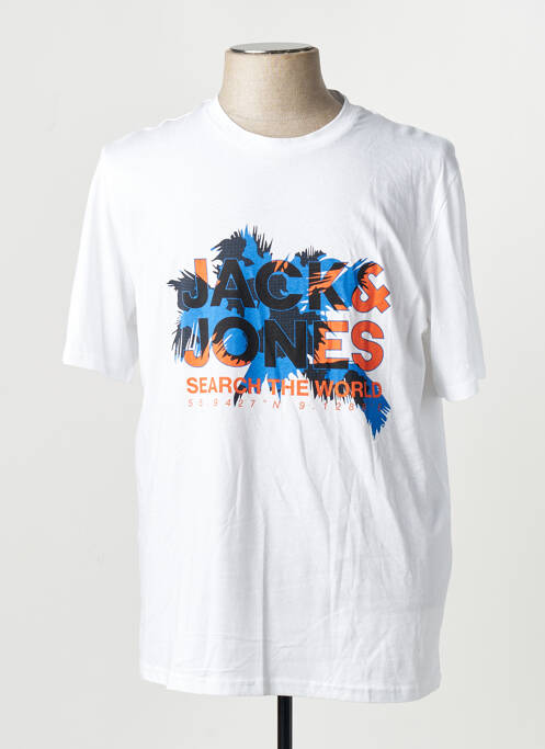 Tricou mâneci scurte mâneci scurte alb JACK & JONES homme