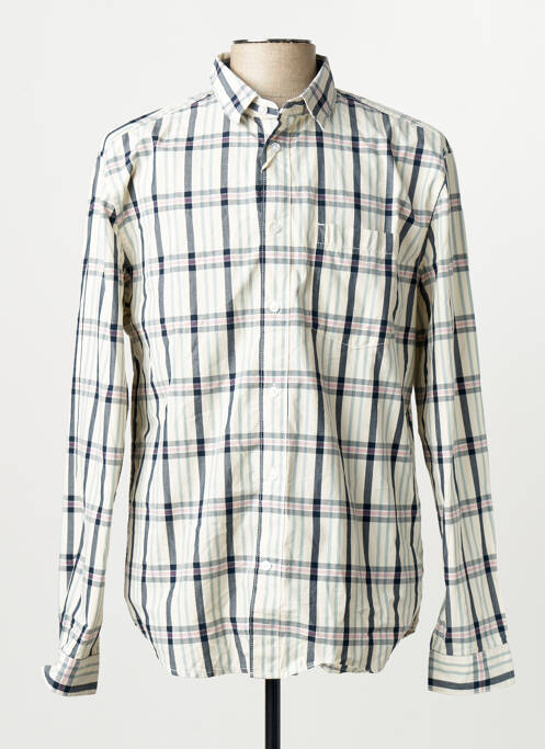 Cămașă cu mâneci lungi bej TOM TAILOR homme