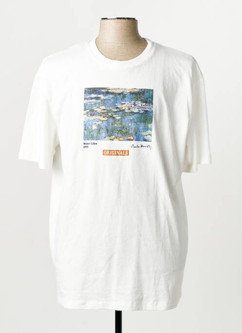 Tricou alb JACK & JONES homme