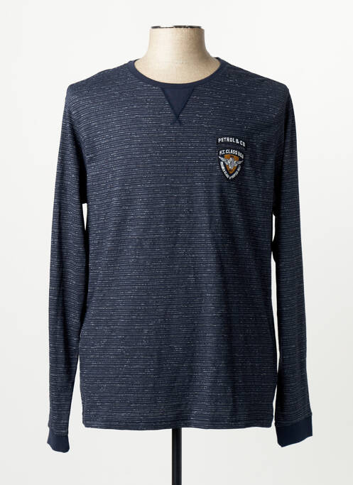 Tricou albastru PETROL INDUSTRIES homme