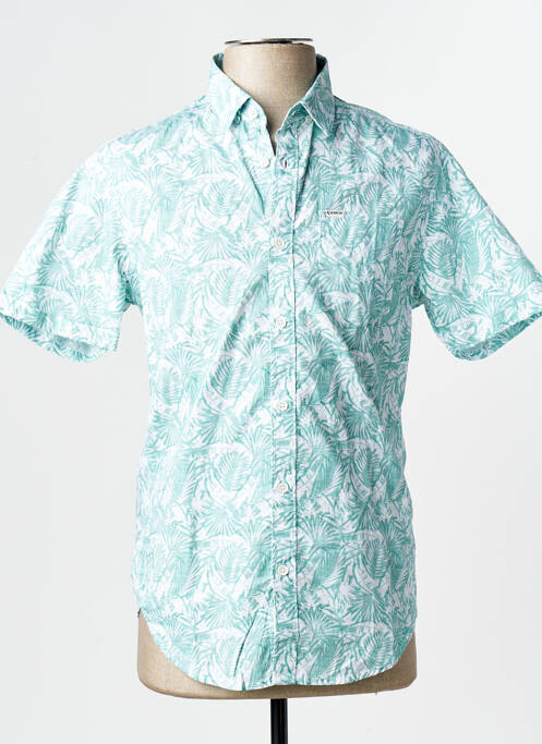 Cămașă cu mâneci scurte verde GARCIA homme