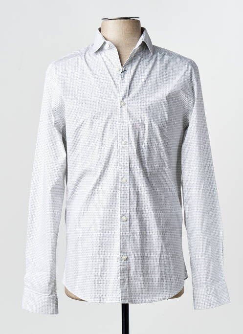 Cămașă cu mâneci lungi alb JACK & JONES homme