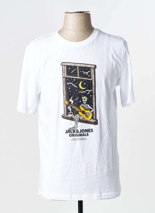 Tricou alb JACK & JONES homme