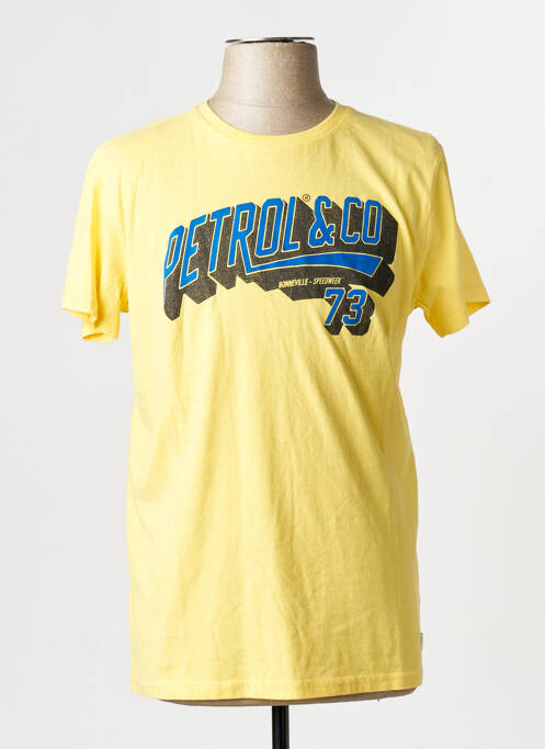 Tricou galben PETROL INDUSTRIES homme