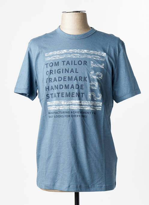 Tricou albastru TOM TAILOR homme