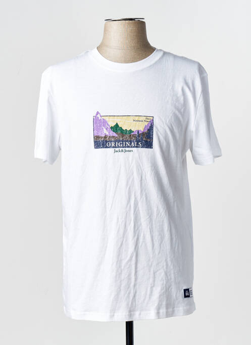 Tricou alb JACK & JONES homme