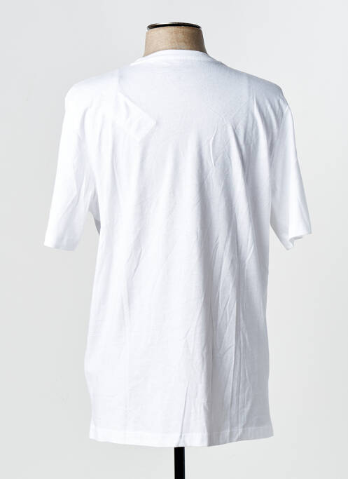 Tricou croială dreaptă mâneci scurte alb JACK & JONES homme