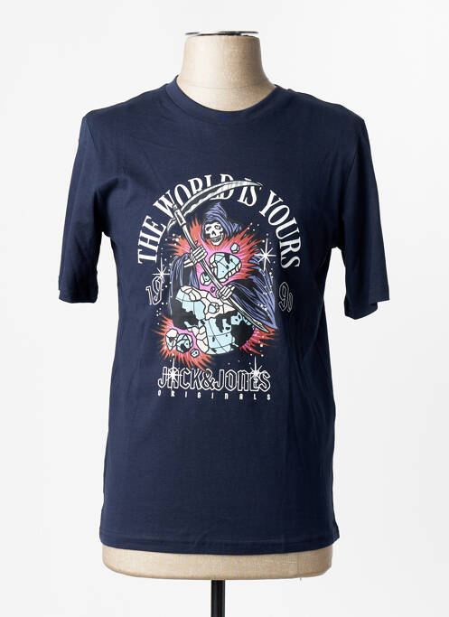Tricou albastru JACK & JONES homme