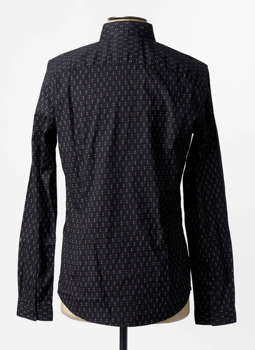 Cămașă cu mâneci lungi negru TOM TAILOR homme