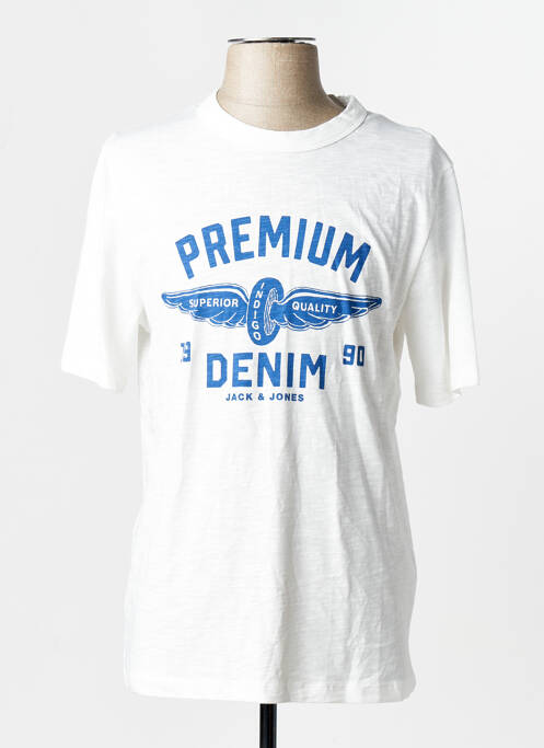 Tricou alb JACK & JONES homme