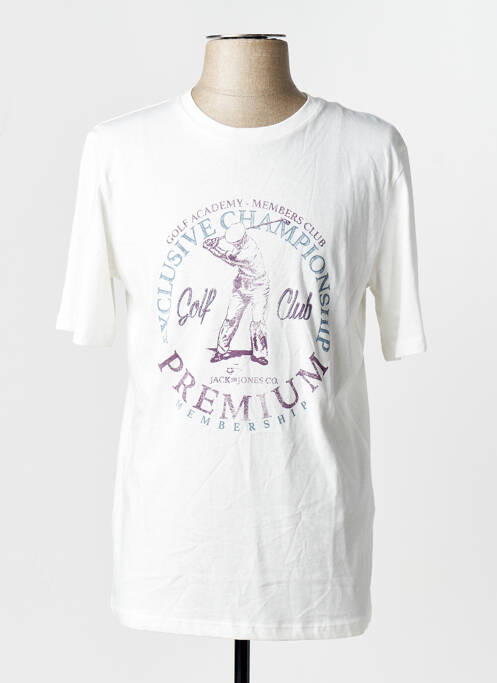 Tricou alb JACK & JONES homme