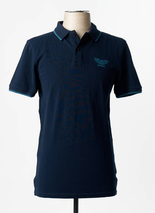 Polo albastru PETROL INDUSTRIES homme