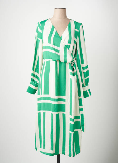 Rochie lungă mâneci lungi verde VERO MODA femme