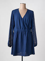 Rochie midi mâneci lungi mâneci lungi albastru ONLY femeie