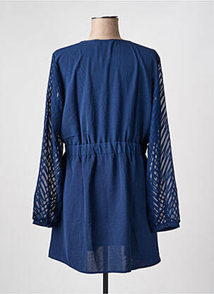 Rochie midi mâneci lungi mâneci lungi albastru ONLY femeie