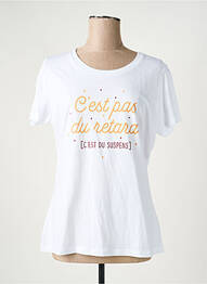 Tricou alb MONSIEUR TSHIRT femeie