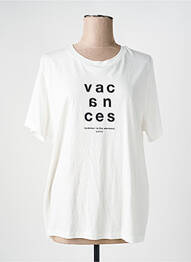 Tricou alb OPUS femme