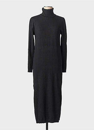 Rochie lungă negru MANGO femeie