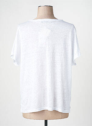 Tricou alb MANGO femeie