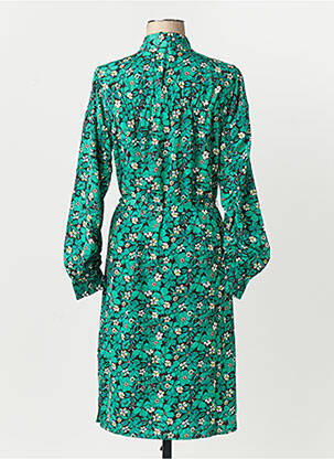 Rochie lungă mâneci 3/4 verde ONLY femeie