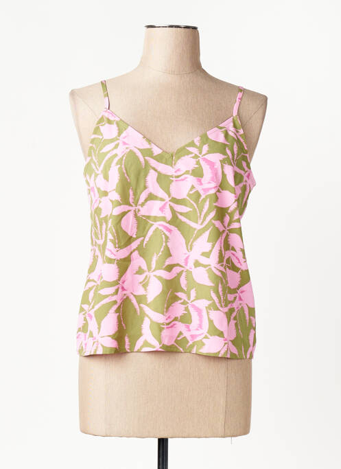 Top guler în v verde VILA femme