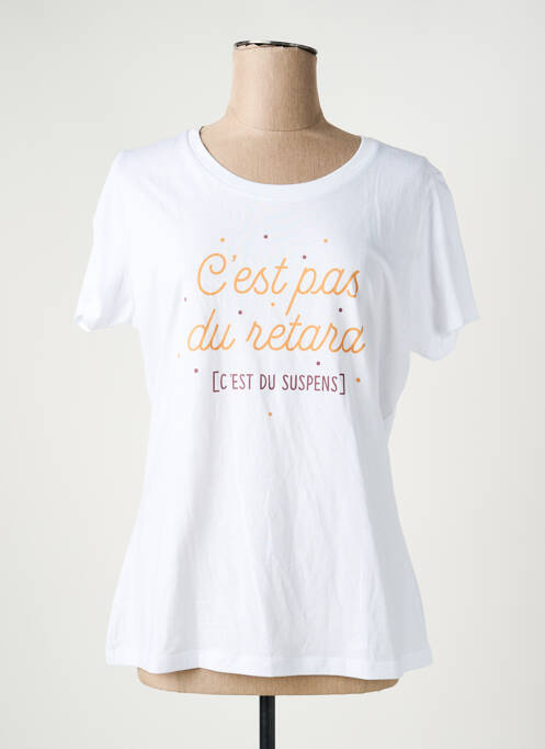Tricou alb MONSIEUR TSHIRT femme