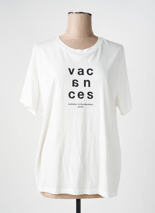 Tricou alb OPUS femme