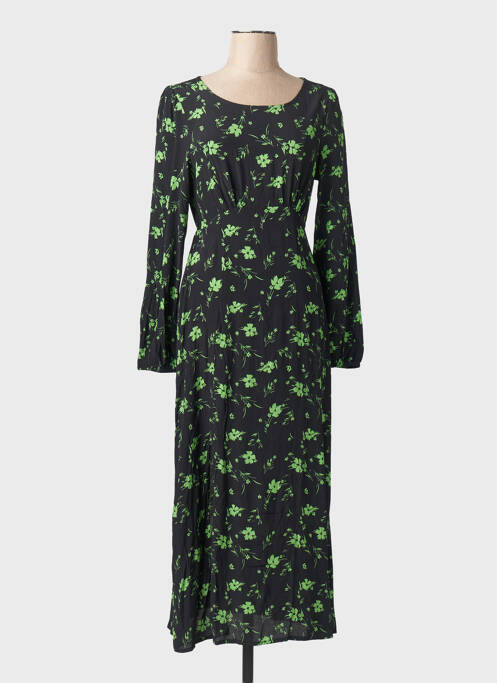 Rochie lungă guler în v negru JACQUELINE DE YONG femme