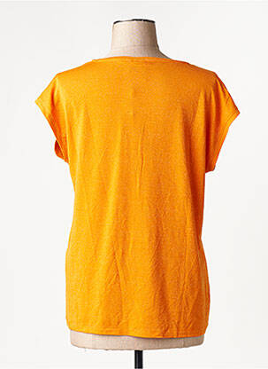 Tricou portocalie PIECES femeie
