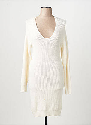 Rochie pulover bej MANGO femeie