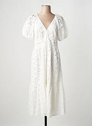 Rochie scurtă alb MANGO femeie