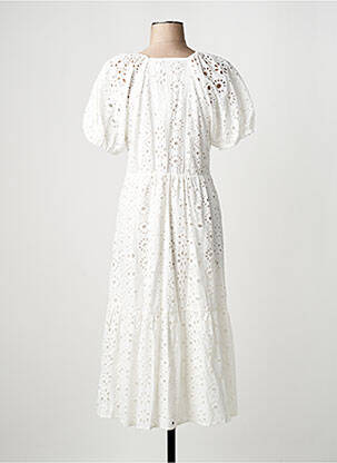 Rochie scurtă alb MANGO femeie