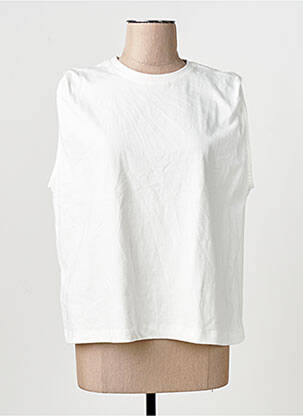 Maiou alb MANGO femme