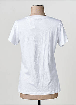 Tricou alb MONSIEUR TSHIRT femeie