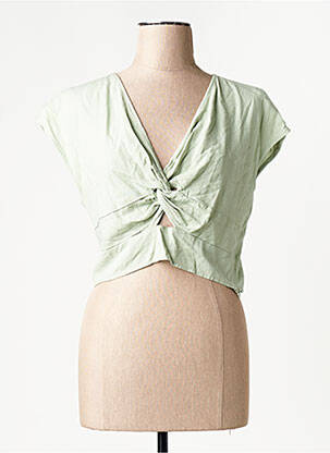 Tricou croială dreaptă verde VERO MODA femeie