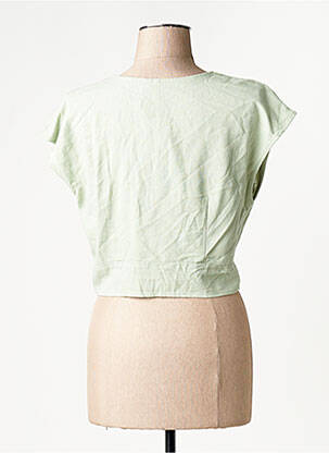 Tricou croială dreaptă verde VERO MODA femeie