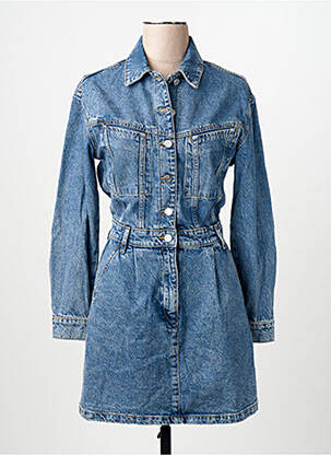 Rochie scurtă albastru MANGO femme