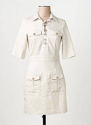 Rochie scurtă bej MORGAN femme