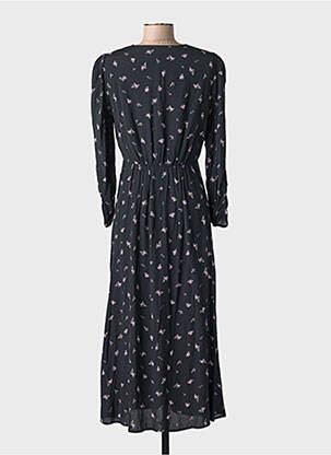 Rochie lungă negru MANGO femeie