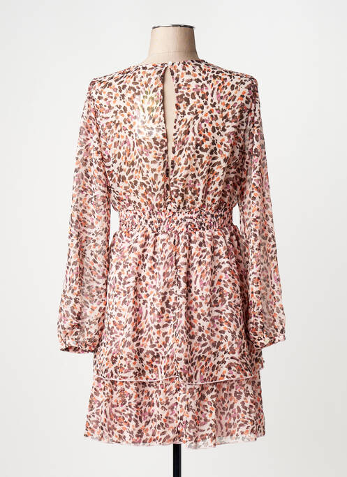 Rochie lungă guler în v roz ONLY femme