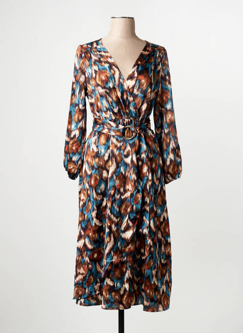 Rochie lungă maro MILLENIUM femme