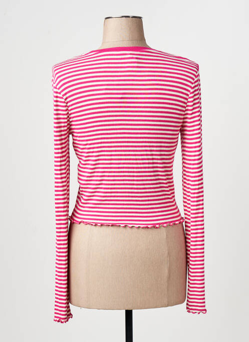 Tricou mâneci lungi mâneci lungi roz ONLY femme