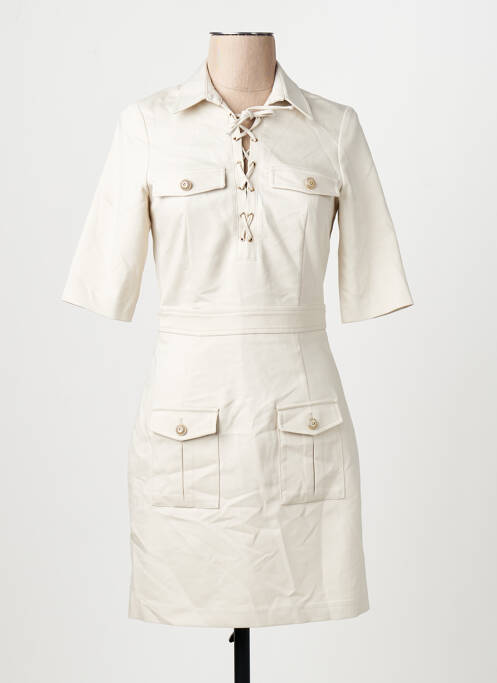 Rochie scurtă bej MORGAN femme