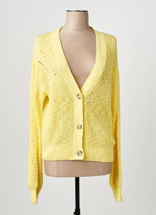 Vestă cu mâneci lungi galben GARCIA femme