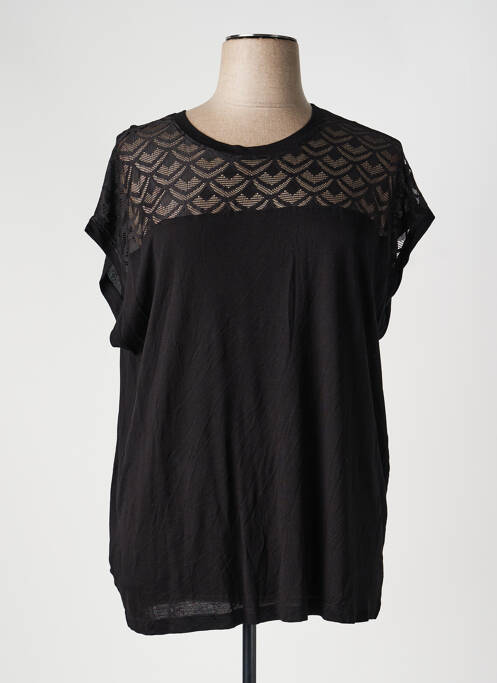 Tricou croială dreaptă negru CARMAKOMA femme